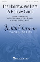 The Holidays Are Here SATB choral sheet music cover